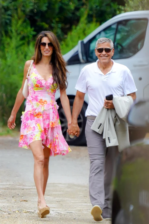 Amal și George Clooney, vacanță romantică la St Tropez, Profimedia (2) jpg