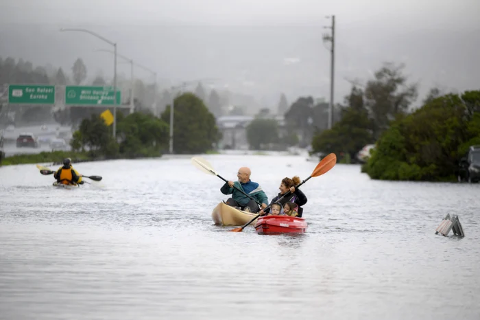 Inundații în California FOTO AFP