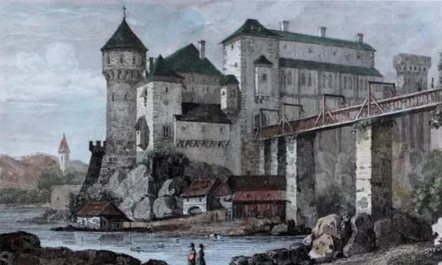 Castelul Corvinilor, asediat la câțiva ani după înfrângerea oștirii maghiare la Mohács jpeg