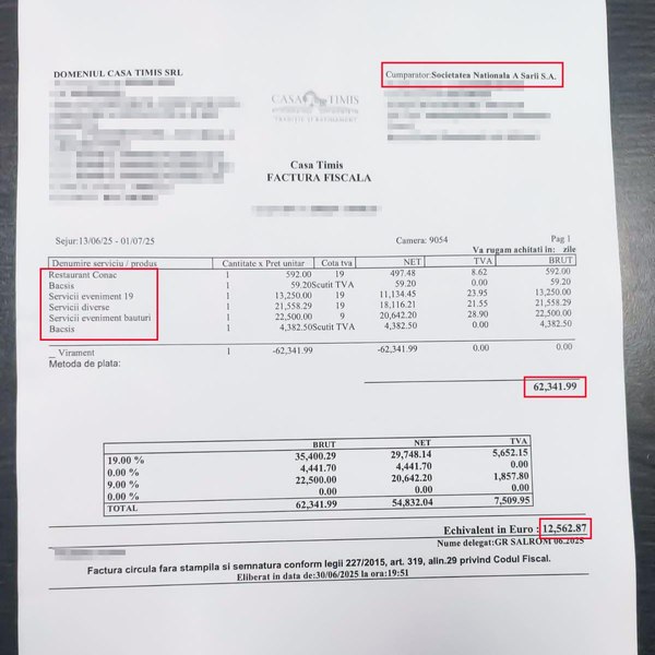 A fost declanşată procedura pentru demiterea conducerii Salrom. Ministrul Economiei: „12.562,87 euro o paranghelie”