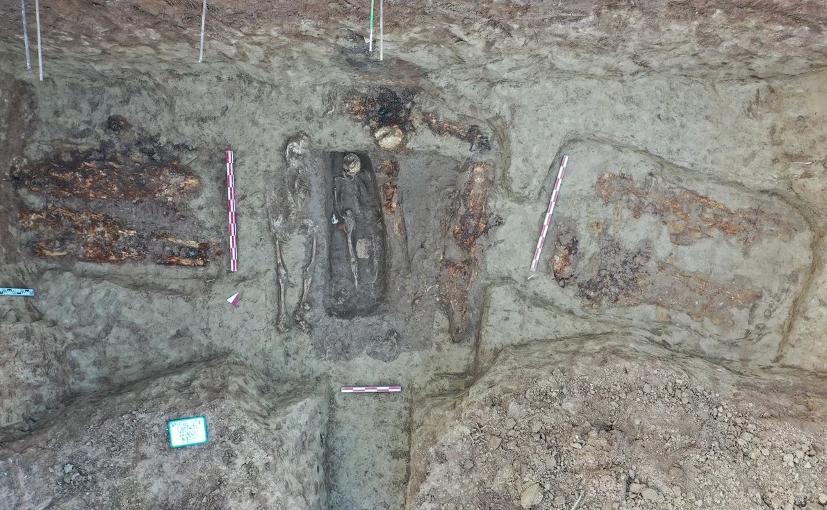 Bunuri culturale descoperite în timpul cercetării arheologice la Spitalul Municipal Constanța (© Muzeul de Istorie Națională și Arheologie Constanța)