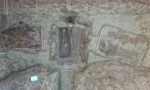 Bunuri culturale descoperite în timpul cercetării arheologice la Spitalul Municipal Constanța (© Muzeul de Istorie Națională și Arheologie Constanța)