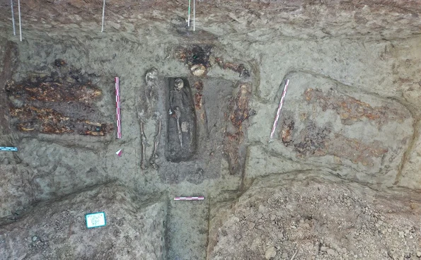 Bunuri culturale descoperite în timpul cercetării arheologice la Spitalul Municipal Constanța (© Muzeul de Istorie Națională și Arheologie Constanța)