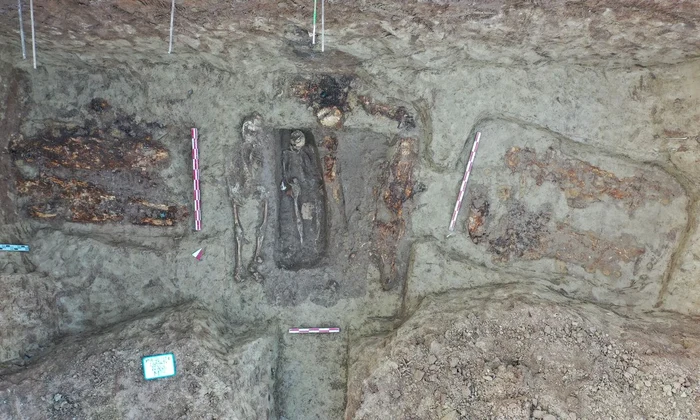 Bunuri culturale descoperite în timpul cercetării arheologice la Spitalul Municipal Constanța (© Muzeul de Istorie Națională și Arheologie Constanța)