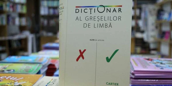 „Dicţionar al greşelilor de limbă“ Valentin Guţu FOTO Tudor Iovu