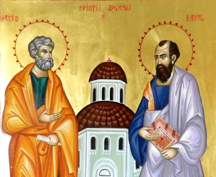 Icoană cu Sfinții Apostoli Petru și Pavel Sursă Basilica
