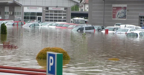 Inundaţii în Serbia Foto