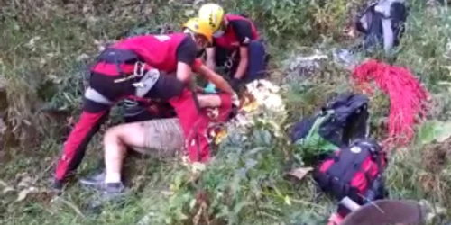 turist ranit in bucegi foto salvamont