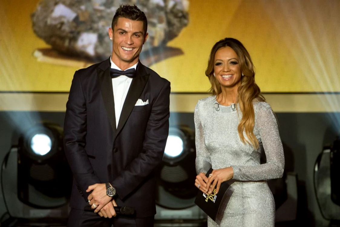 
    Kate Abdo, alături de Ronaldo la gala "Balonului de Aur"  