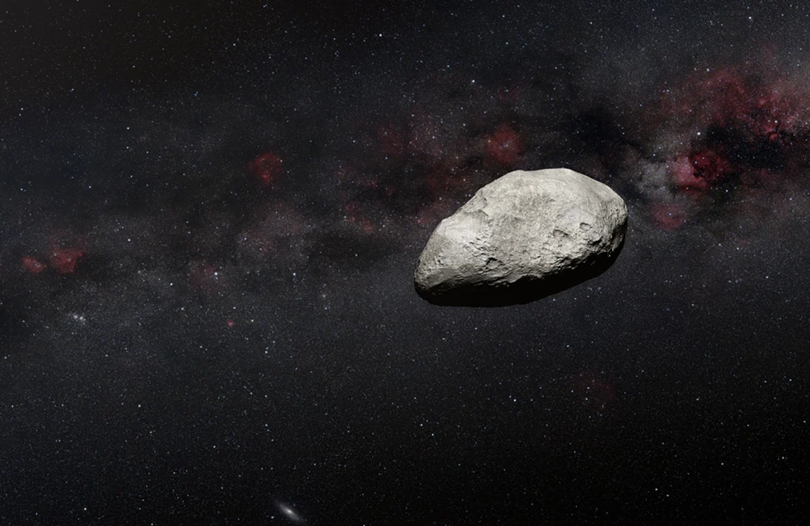 Simulare computerizată a asteroidului descoperit de telescopul James Webb Foto ESA / Webb