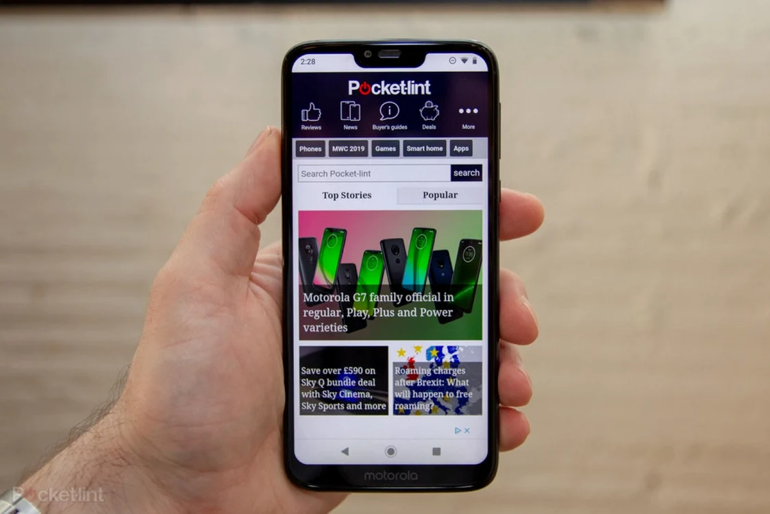 Motorola Moto G7 a înregistrat cea mai mare autonomie în teste FOTO: Pocket Lint