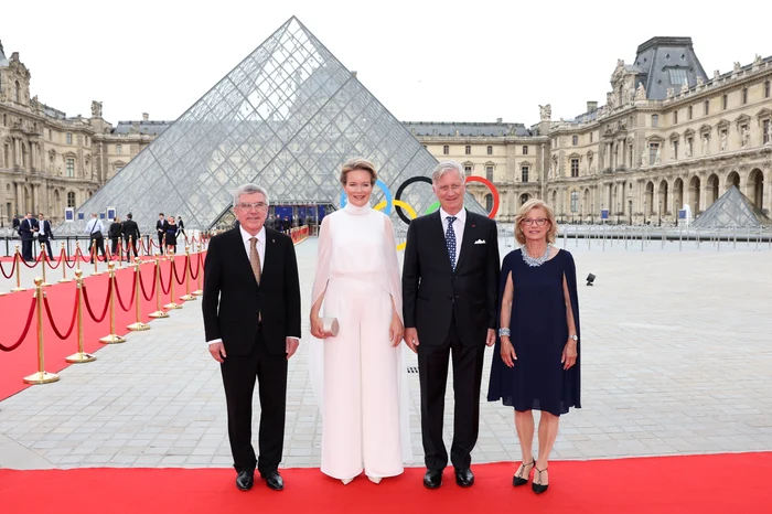 Regele și Regina Belgiei, foto centru