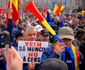 Mineri din Gorj protestează în fața Guvernului FOTO Mediafax 