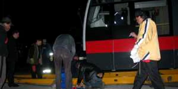 Accidentul s-a petrecut aseară, după ce tramvaiul plecase din stația de lângă gară