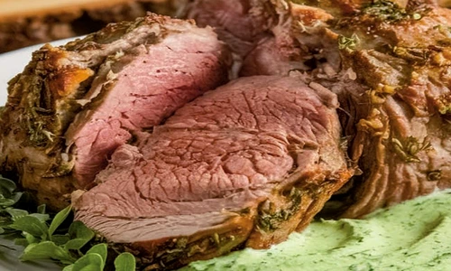 pulpa de miel cu sos de menta jpg