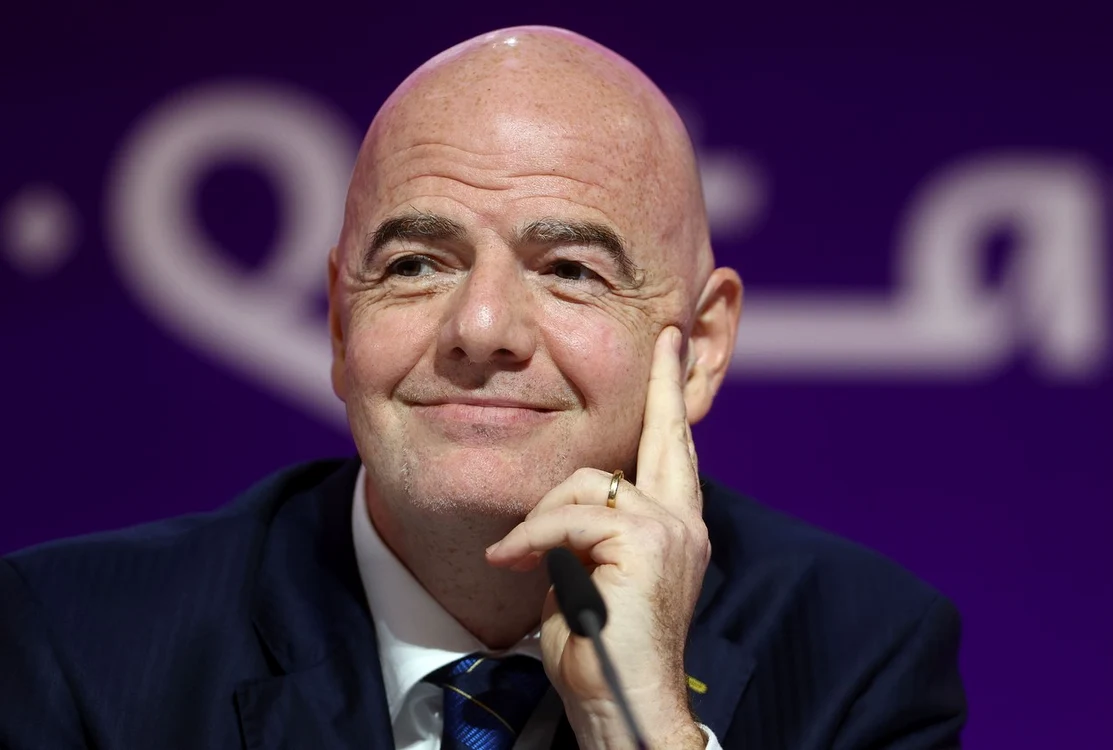 Gianni Infantino a organizat o conferință de presă  FOTO Profimedia 