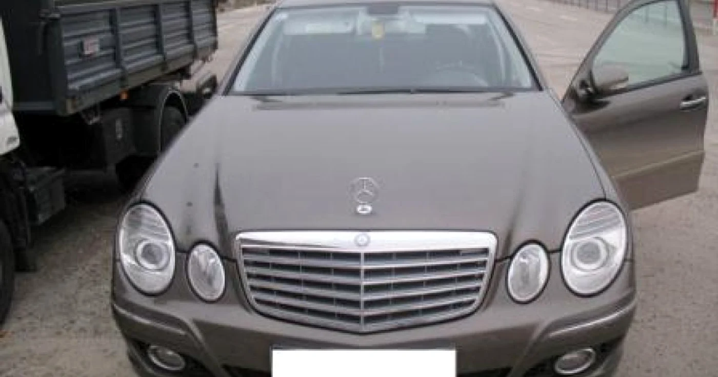 Mercedes Kompressor indisponibilizat la Punctul de Trecere a Frontierei Sculeni