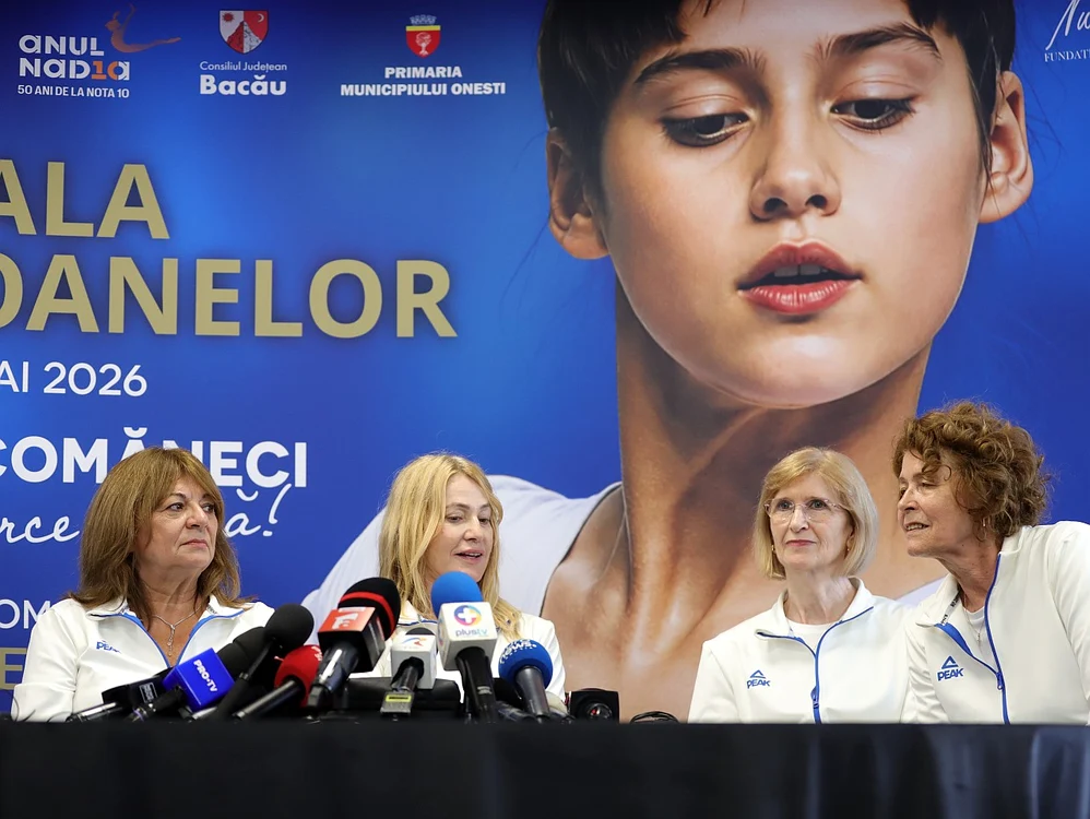 Nadia a asistat la Onești la o competiție de gimnastică (Foto: Marian Burlacu)