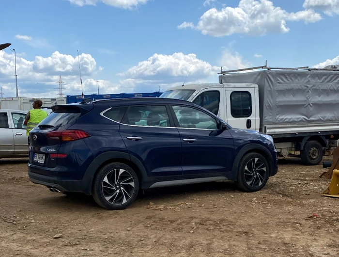 Hyundai Tucson 2018, mașina care a fost furată