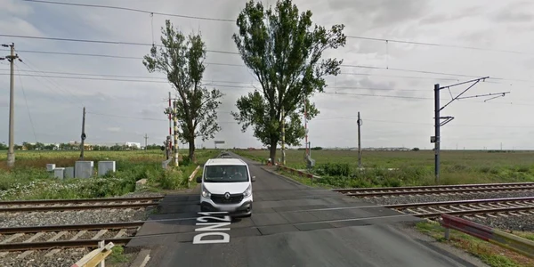 drajna cale ferata bucuresti constanta foto google street view