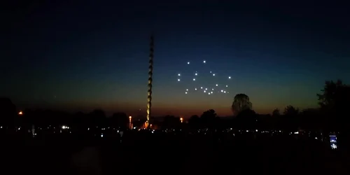 Spectacolul oferit de drone a fost captivant
