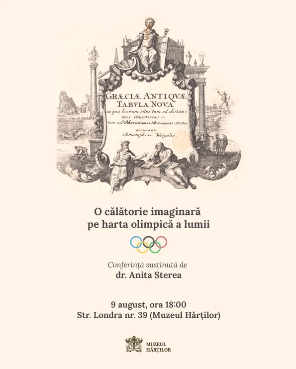 „O călătorie imaginară pe harta olimpică a lumii” – conferință la Muzeul Hărților