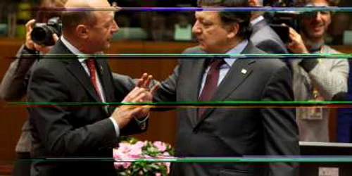 Preşedintele Traian Băsescu şi şeful Comisiei Europene Jose Barroso (23 octombrie 2011)