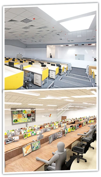 Aşa va arăta dispeceratul, unde vor lucra non-stop 40 de persoane