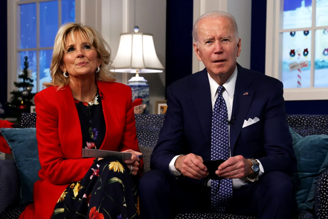 Joe Biden au vorbit cu americanii într-o videoconferință de Crăciun Foto: Getty Images