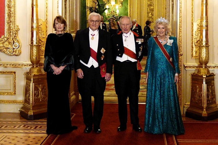 Regina Camilla și Regele Charles împreună cu perechea prezidențială germană. FOTO: Getty Images