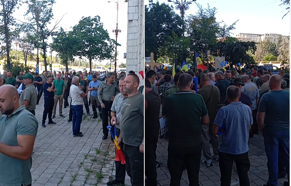 Greva va dura până la ora 12. FOTO captură video Facebook