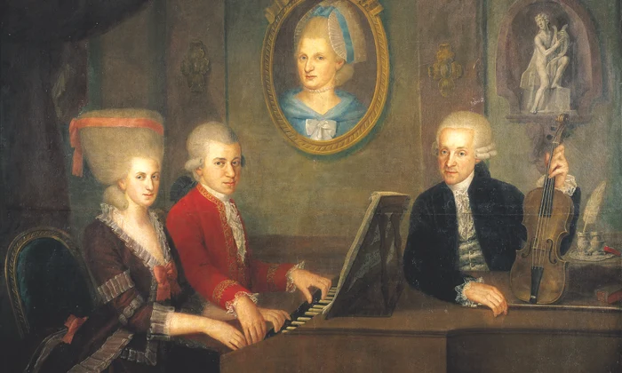 Mozart si familia (@Getty Images) jpg