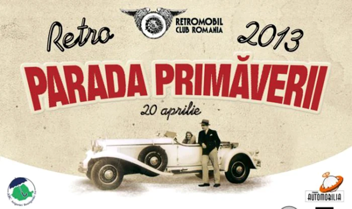 Afişul evenimentului „Retro Parada Primăverii”