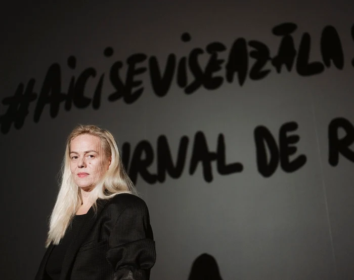 Carmen Lidia Vidu a adus multimedia în spectacolele de teatru. FOTO: Sabina Costinel