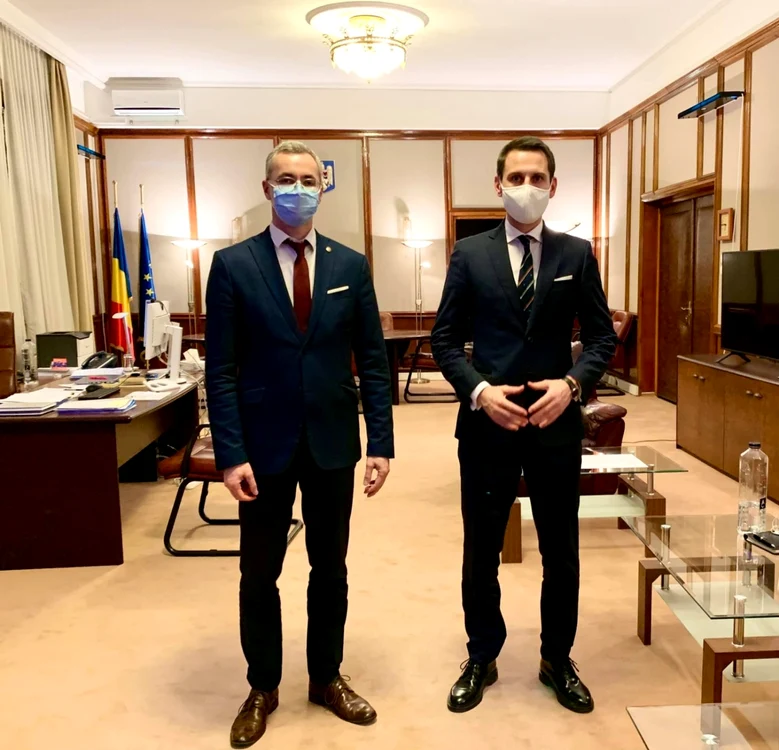 Stelian Ion şi George Gima, de la USR PLUS Constanţa Sursa Facebook George Gima