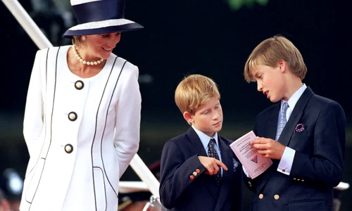 Prințesa Diana și cei doi copii ai ei, Prințul William și Prințul Harry  foto   GettyImages jpg