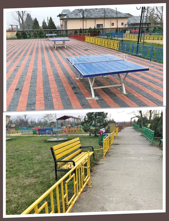 Mesele de ping-pong  din parcul comunei  au fost cumpărate  cu sume neverosimile  