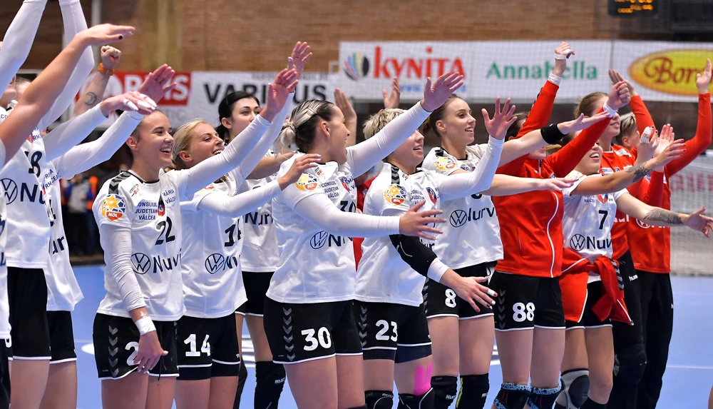 SCM Rm Vâlcea și-a asigurat calificarea în ”sferturile” EHF European League. Foto Facebook