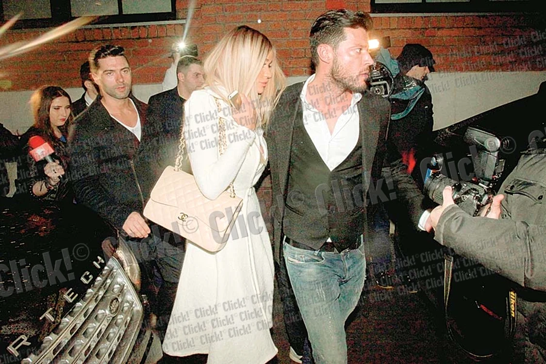 
    Deşi sunt în pragul  divorţului, Victor e la fel  de protector cu Bianca (Fotografii: Mihai Ionescu)  