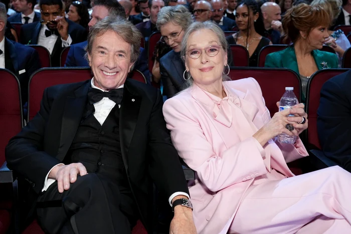 Martin Short și Meryl Streep. FOTO: X / @frankiebrgstein