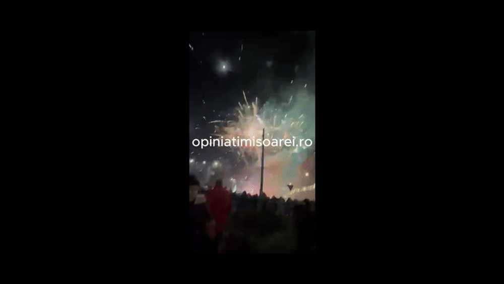 Pericol la Timişoara, de Revelion: oamenii au fugit panicați după ce artificiile au explodat la joasă înălţime