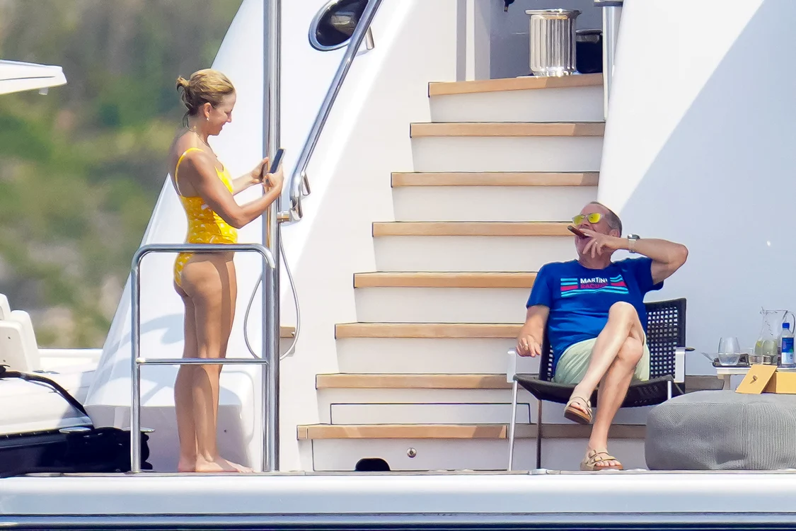 Jerry și Jessica Seinfeld, pe iaht la St Tropez, Foto Profimedia (5) jpg