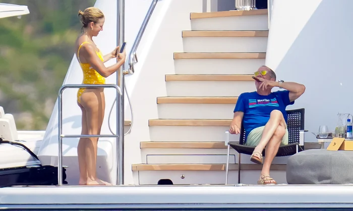 Jerry și Jessica Seinfeld, pe iaht la St Tropez, Foto Profimedia (5) jpg