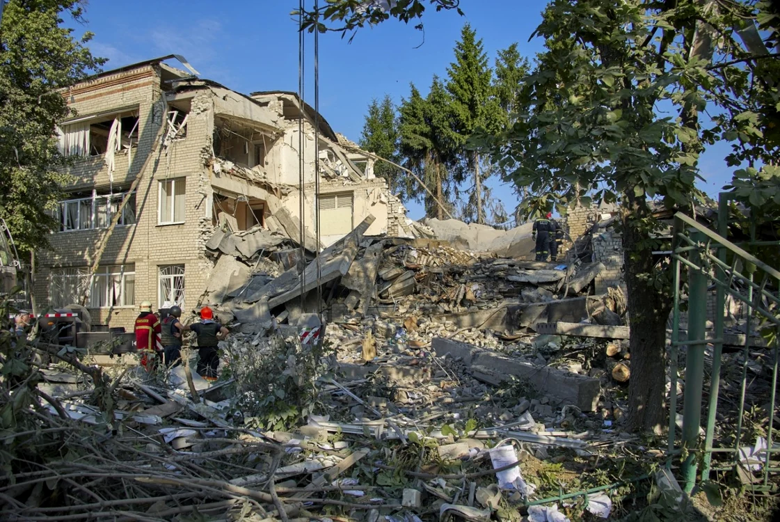 Distrugeri masive la Harkov, în nord-estul Ucrainei FOTO EPA-EFE