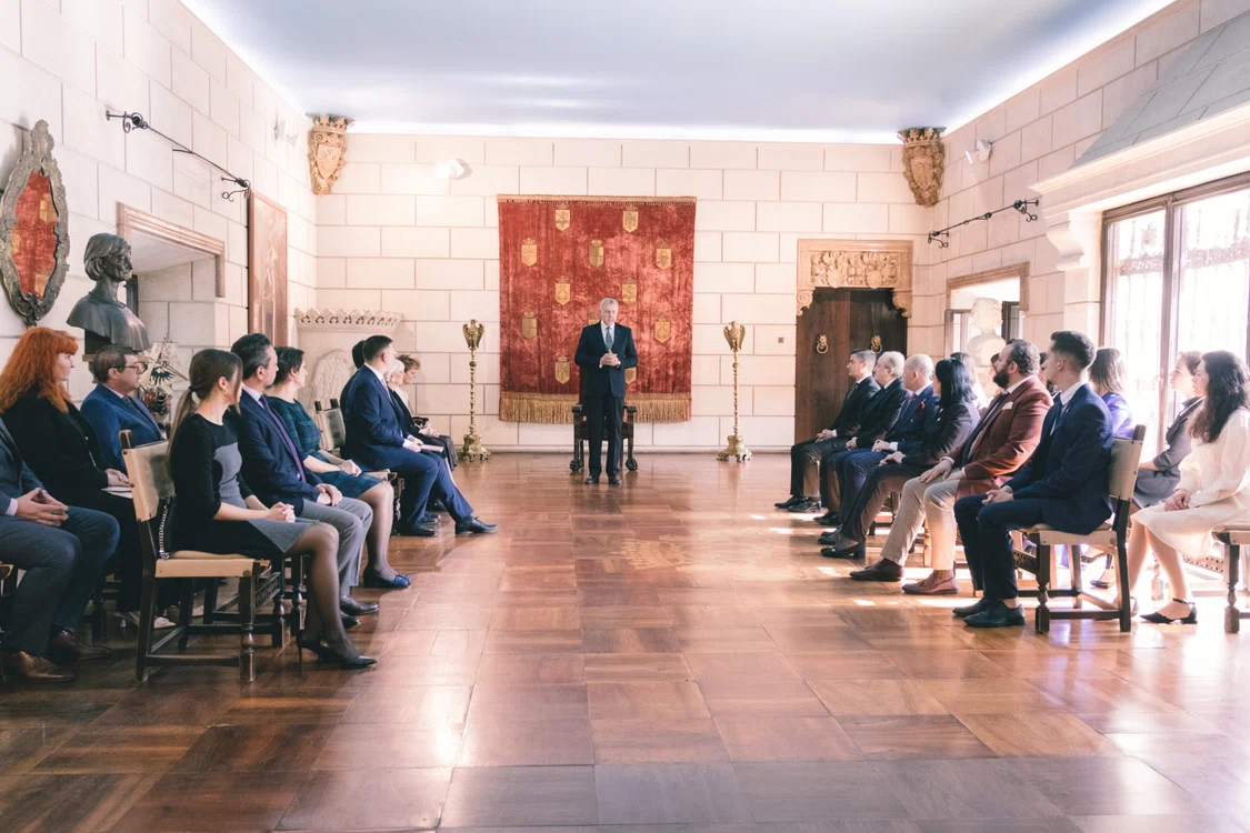 Principele Radu al României, la Palatul Elisabeta, alături de Asociația Artis   FOTO Eduard Anton