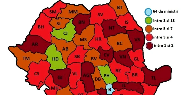 Judeţul nostru a dat un singur ministru în 22 de ani de democraţie