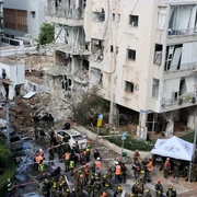 O racheta iraniană a lovit în Tel Aviv FOTO EPA EFE jpg