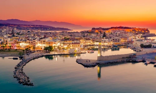 Fortăreața venețiană din Rethymno Creta în Grecia Foto Crete Travel jpg