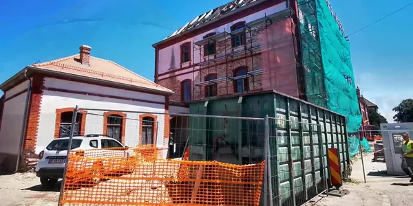 Gara Simeria în şantier