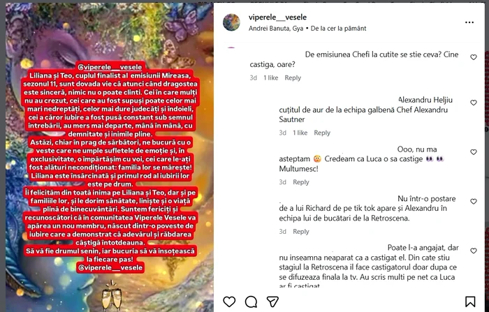 Internauții consideră că Alexandru Heljiu ar fi marele câștigător - Foto: captură Viperele Vesele 